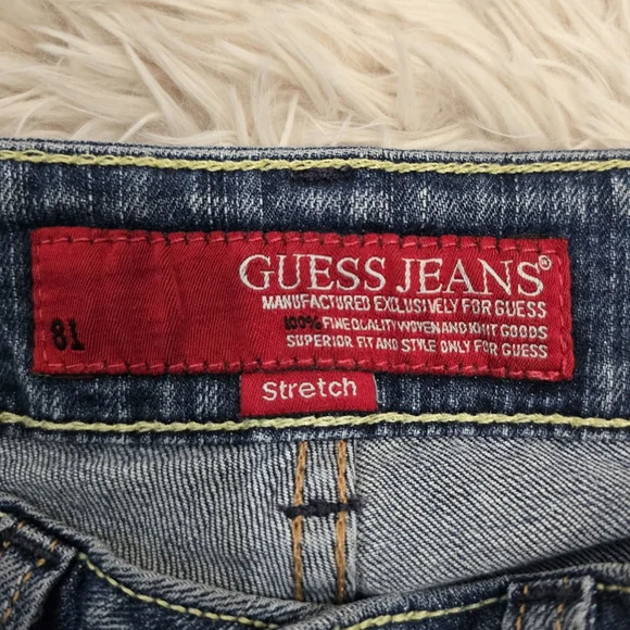 Guess Cuffed Mid Rise Capri Medium Wash Jeans Size 27 - Picture 2 of 10